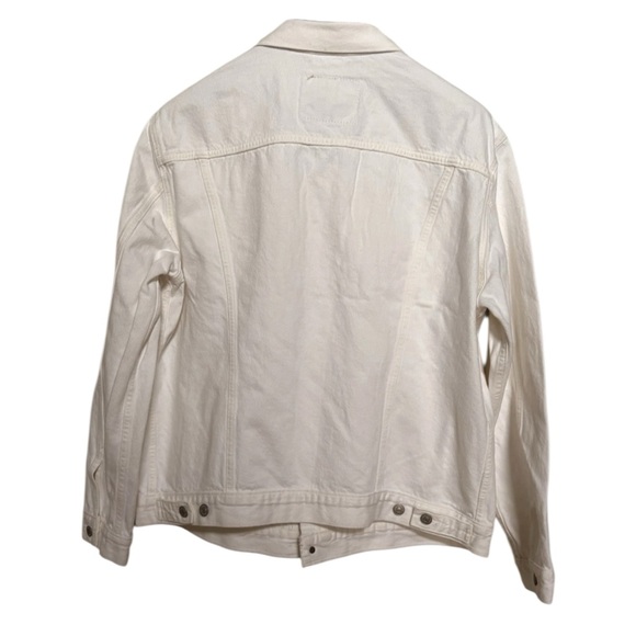 LEVI'S Men’s Trucker Standard Premium Denim Jean White Jacket SZ: XL NWT - Picture 5 of 5